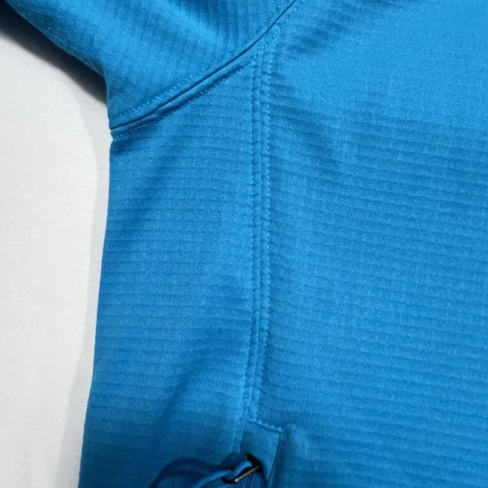 Mens The North Face Borod Fleece Full Zip Jacket Coat Blue L